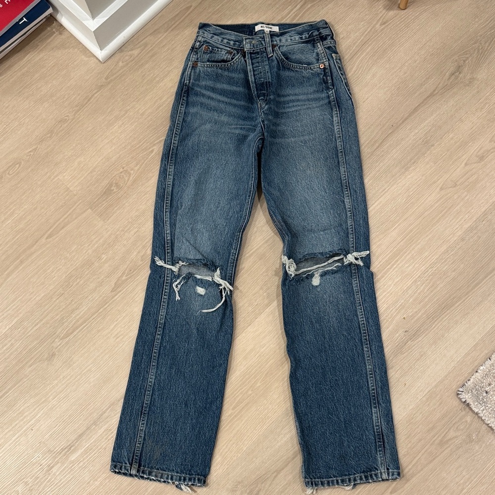 Re/Done Light Blue Denim Jeans
